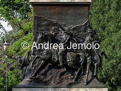 Monument to Anita Garibaldi Anita on horseback at the head of garibaldini, during the battle of Curitibanos (18 January 1840) | Andrea Jemolo