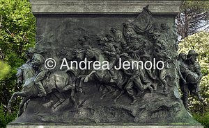 Monument to Anita Garibaldi Anita on horseback at the head of garibaldini, during the battle of Curitibanos (18 January 1840) | Andrea Jemolo