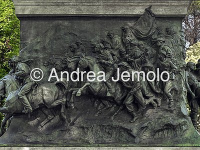 Monument to Anita Garibaldi Anita on horseback at the head of garibaldini, during the battle of Curitibanos (18 January 1840) | Andrea Jemolo