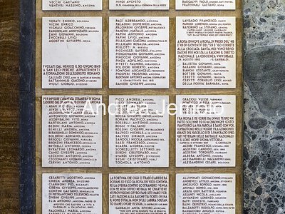 Mausoleo Ossario Garibaldino The Memorial contains plaques containing the names of 1600 fighters who died during the conquest of Rome between 1848 and 1870 | Andrea Jemolo