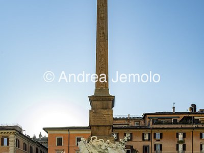 Fontana dei Fiumi La fontana vista dalla chiesa di Sant'Agnese in Agone | Andrea Jemolo