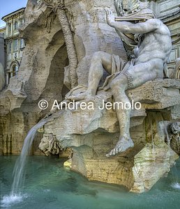 Fountain of the Four Rivers Statue representing the Nile | Andrea Jemolo