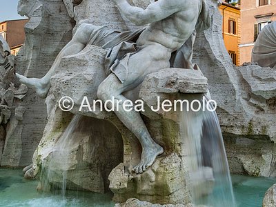 Fountain of the Four Rivers Statue representing the Danube | Andrea Jemolo
