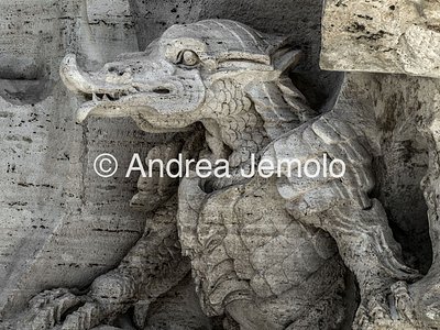 Fontana dei Fiumi L'armadillo | Andrea Jemolo