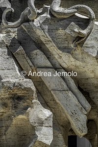 Fountain of the Four Rivers Marble graft | Andrea Jemolo