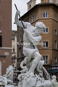 Fountain of Neptune Neptune fights against the octopus | Andrea Jemolo