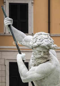 Fountain of Neptune Neptune fights against the octopus | Andrea Jemolo