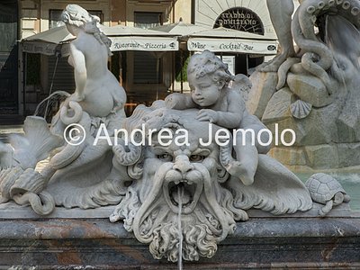 Fountain of Neptune Nereids and Putti | Andrea Jemolo