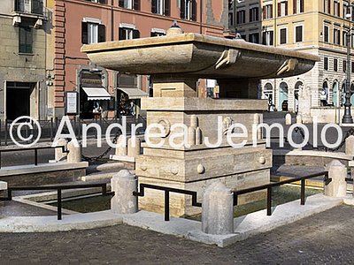 Fontana di piazza del Viminale Visione d'insieme della fontana | Andrea Jemolo