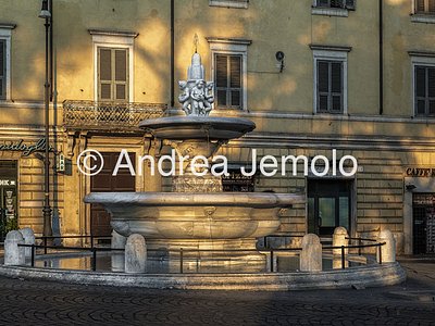 Fontana di piazza d'Aracoeli Visione d'insieme della fontana | Andrea Jemolo