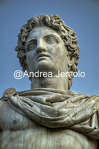 Campidoglio Dioscuri - Busto di un Dioscuro | Andrea Jemolo