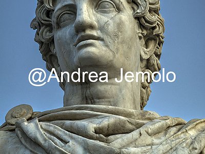 Campidoglio Dioscuri - Busto di un Dioscuro | Andrea Jemolo