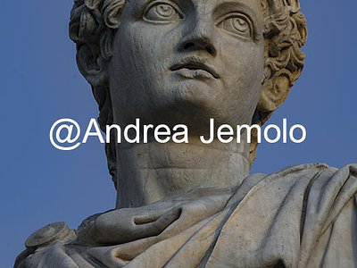 Campidoglio Dioscuri - Busto di un Dioscuro | Andrea Jemolo