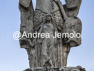 Campidoglio Ninfeo di Alessandro Severo detto "Trofei di Mario", da una fontana monumentale | Andrea Jemolo