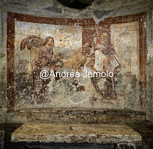 Cappella Reginald Pole Cappella di Reginald Pole - Affresco sopra l'altare | Andrea Jemolo