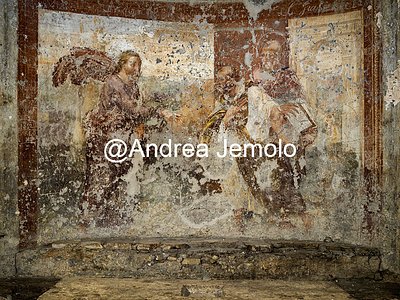 Cappella Reginald Pole Cappella di Reginald Pole - Affresco sopra l'altare | Andrea Jemolo