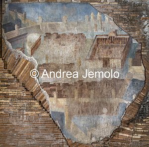 Criptoportico delle Terme di Traiano La Citta dipinta - Affresco | Andrea Jemolo
