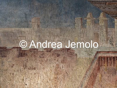 Cryptoporticus of the Baths of Trajan The Painted City - The Walls and the City - Fresco | Andrea Jemolo