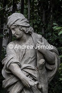 Villa Sciarra Statua in arenaria dell'Esedra Arborea | Andrea Jemolo