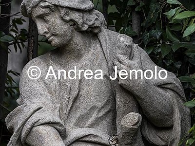 Villa Sciarra Statua in arenaria dell'Esedra Arborea | Andrea Jemolo
