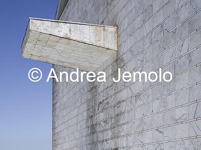 EUR - Palazzo dei Congressi Il Cubo, lato ovest con il Trampolino | Andrea Jemolo
