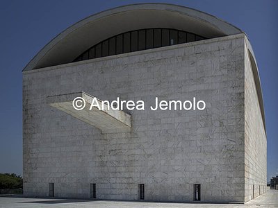 EUR - Palazzo dei Congressi Visione d'insieme del Cubo | Andrea Jemolo