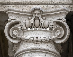 Capitolium - Capitoline Hill Palazzo dei Conservatori - Portico capital | Andrea Jemolo