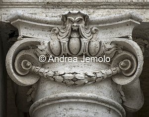 Capitolium - Capitoline Hill Palazzo dei Conservatori - Portico capital | Andrea Jemolo