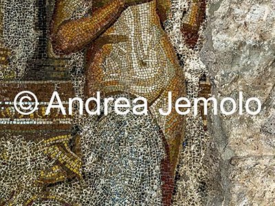 Criptoportico delle Terme di Traiano Mosaico parietale più grande mai rinvenuto nel mondo antico | Andrea Jemolo