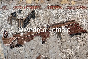 Criptoportico delle Terme di Traiano Mosaico parietale più grande mai rinvenuto nel mondo antico - Architetture | Andrea Jemolo