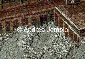 Criptoportico delle Terme di Traiano Mosaico parietale più grande mai rinvenuto nel mondo antico - Architetture - Particolare | Andrea Jemolo