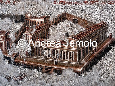 Criptoportico delle Terme di Traiano Mosaico parietale più grande mai rinvenuto nel mondo antico - Architetture | Andrea Jemolo