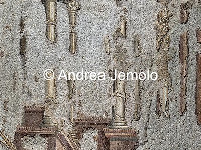 Criptoportico delle Terme di Traiano Mosaico parietale più grande mai rinvenuto nel mondo antico - Fascia superiore | Andrea Jemolo