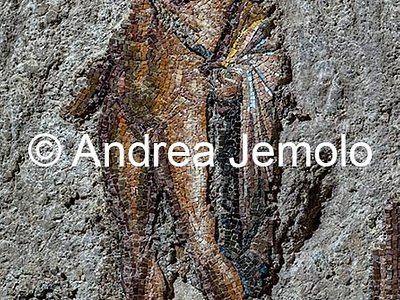 Criptoportico delle Terme di Traiano Mosaico parietale più grande mai rinvenuto nel mondo antico - Fascia superiore | Andrea Jemolo