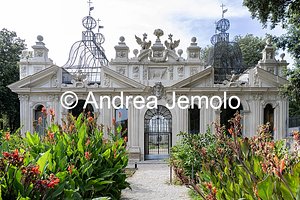 Villa Borghese Giardini - Padiglione dell’Uccelliera, Facciata verso la Galleria Borghese | Andrea Jemolo