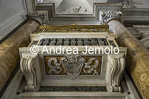 Oratorio dei Filippini Sala Borromini o Oratorio - Loggetta con stemma appartenente alla famiglia Spada | Andrea Jemolo