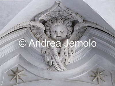 Oratorio dei Filippini Sala Borromini o Oratorio - Loggia dei Cardinali - Stucco decorativo | Andrea Jemolo