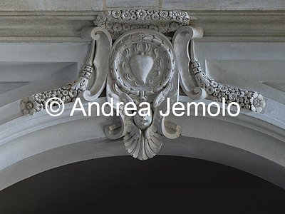 Oratorio dei Filippini Sala Borromini o Oratorio - Loggia dei Cardinali - Stucco decorativo | Andrea Jemolo