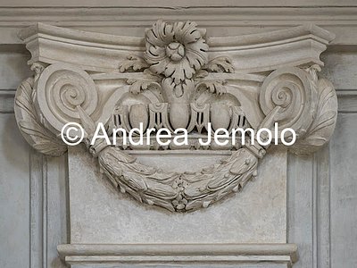 Oratorio dei Filippini Sala Borromini o Oratorio - Lato Nord - Capitello | Andrea Jemolo