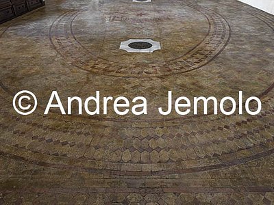 Oratorio dei Filippini Sala Borromini o Oratorio - Pavimento in Terracotta bicroma  | Andrea Jemolo