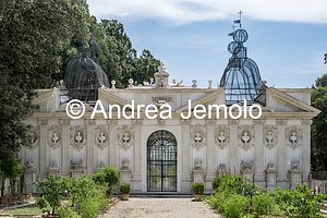 Villa Borghese Giardini - Padiglione dell’Uccelliera, Facciata verso la Galleria Borghese | Andrea Jemolo