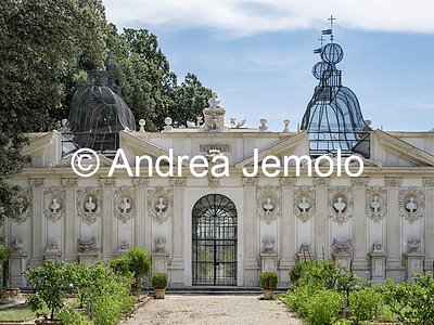 Villa Borghese Giardini - Padiglione dell’Uccelliera, Facciata verso la Galleria Borghese | Andrea Jemolo