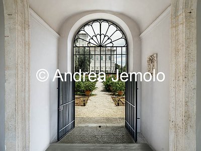 Villa Borghese Padiglione dell’Uccelliera, Facciata verso la Galleria Borghese | Andrea Jemolo