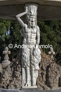 Villa Doria Pamphili Fontana del Cupido - Fauno maschio | Andrea Jemolo