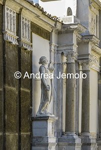 Villa Borghese Prospettiva del teatro di Tramontana e di Levante - Particolare | Andrea Jemolo
