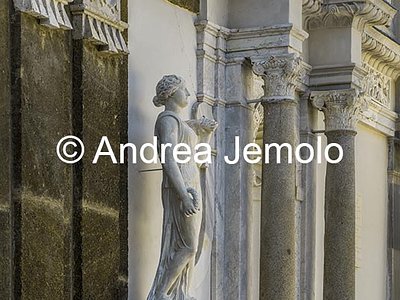Villa Borghese Prospettiva del teatro di Tramontana e di Levante - Particolare | Andrea Jemolo