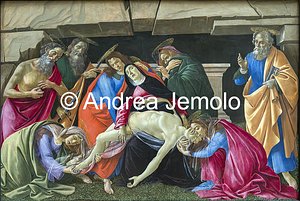 Alte Pinakothek Compianto sul Cristo morto con i santi Girolamo, Paolo e Pietro | Andrea Jemolo