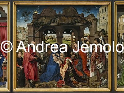 Alte Pinakothek Trittico di Santa Colomba - 139,2 x 72,5 cm | Andrea Jemolo