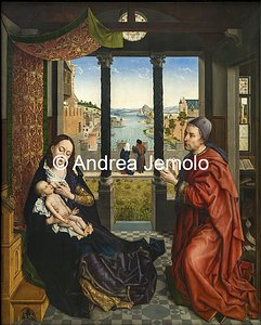 Alte Pinakothek San Luca che disegna la Vergine Maria | Andrea Jemolo