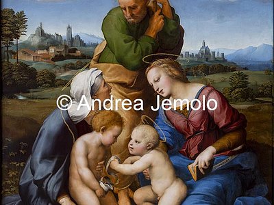 Alte Pinakothek La Sacra Famiglia Canigiani, 131 x 107 cm | Andrea Jemolo